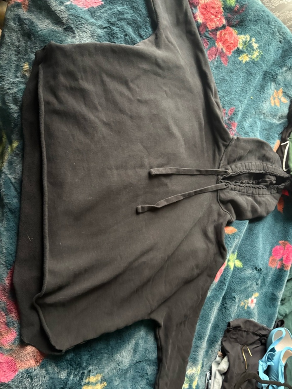 Frank & Eileen Black Hooded Tunic